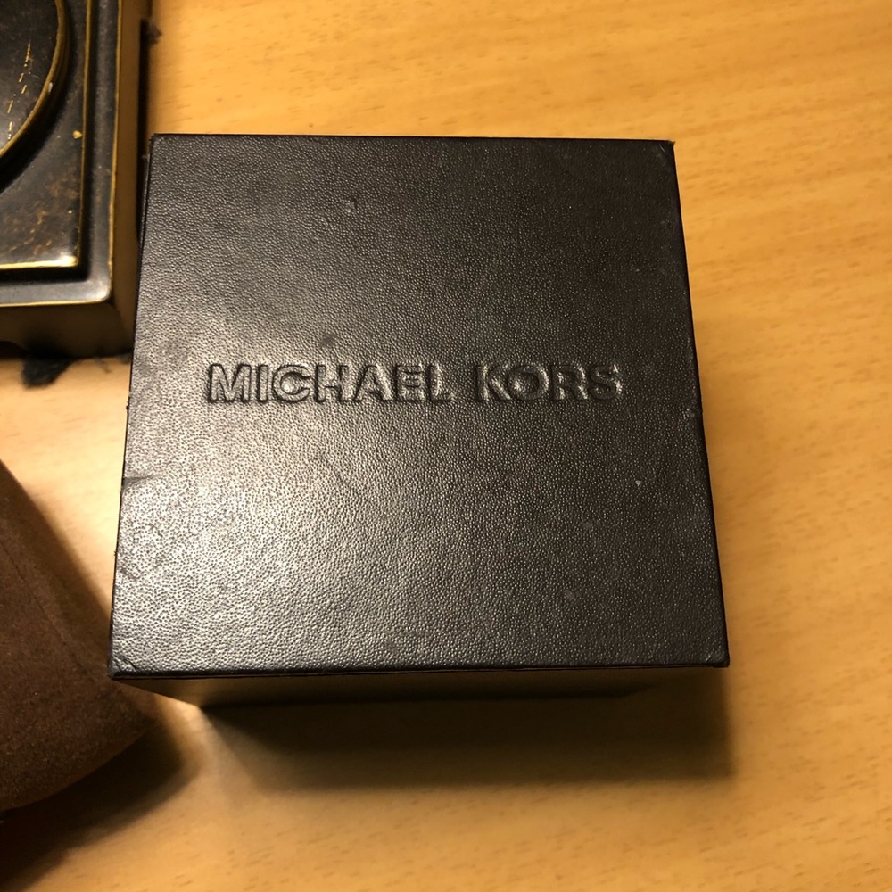Michael kors gold and pink bracelet